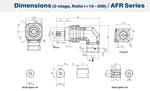 AFR2-Technical dimensions